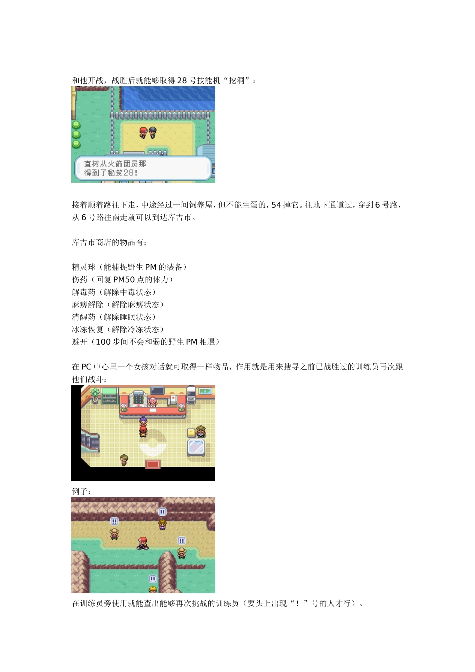 口袋妖怪火红叶绿图文攻略_第3页