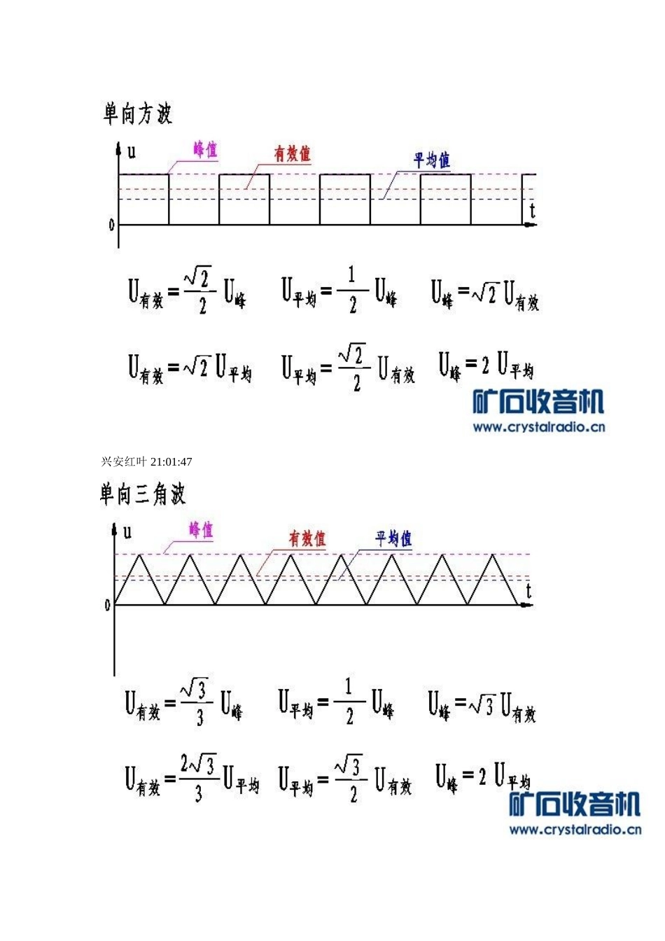 交流电有效值与峰值计算公式的推导过程_第3页