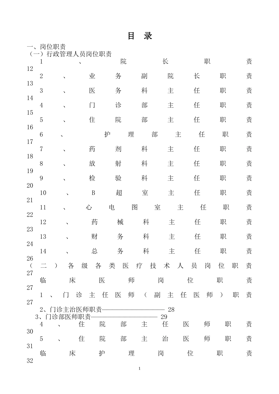 最全医疗管理规章制度_第1页