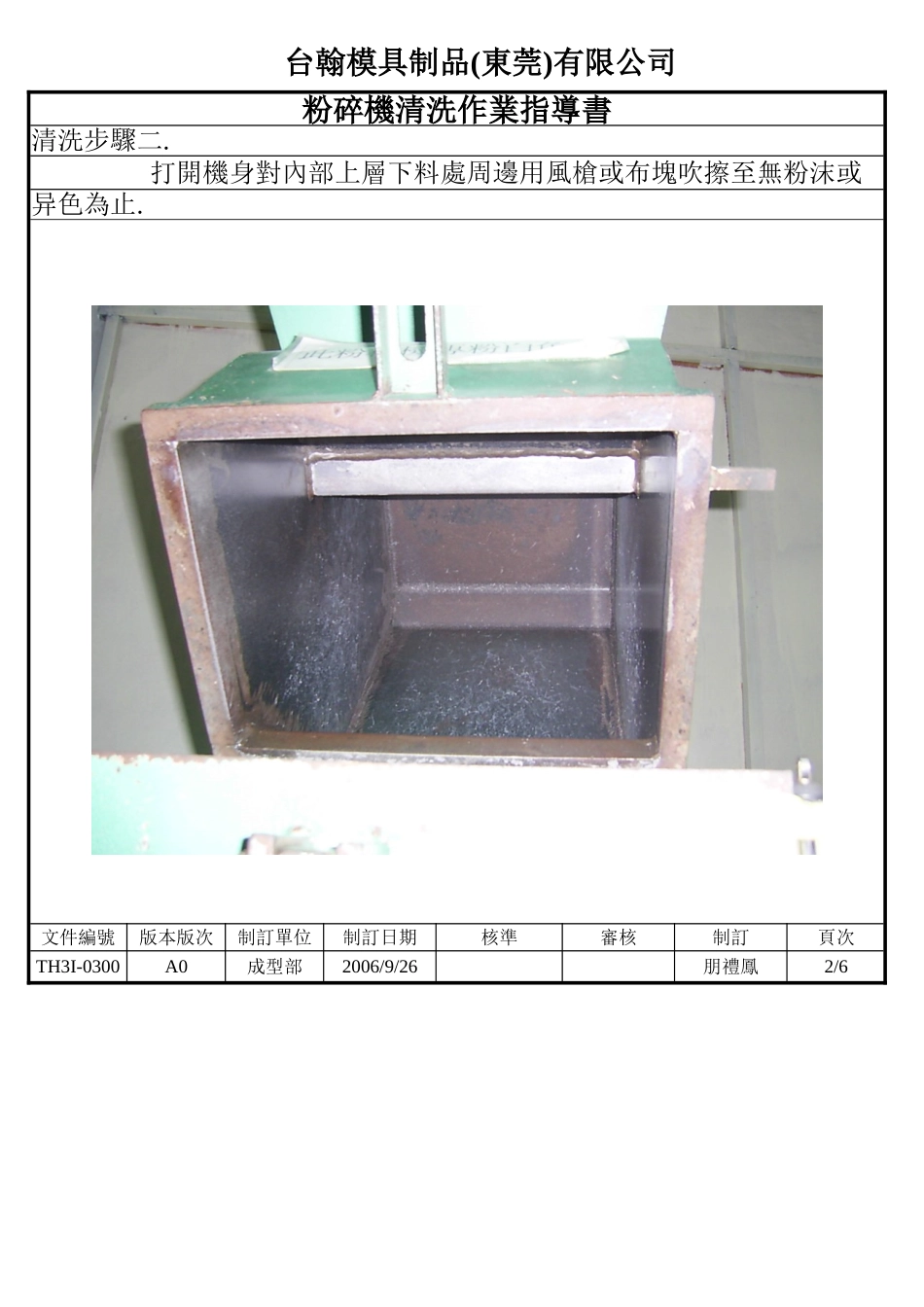 粉碎机清洗作业指导书_第2页