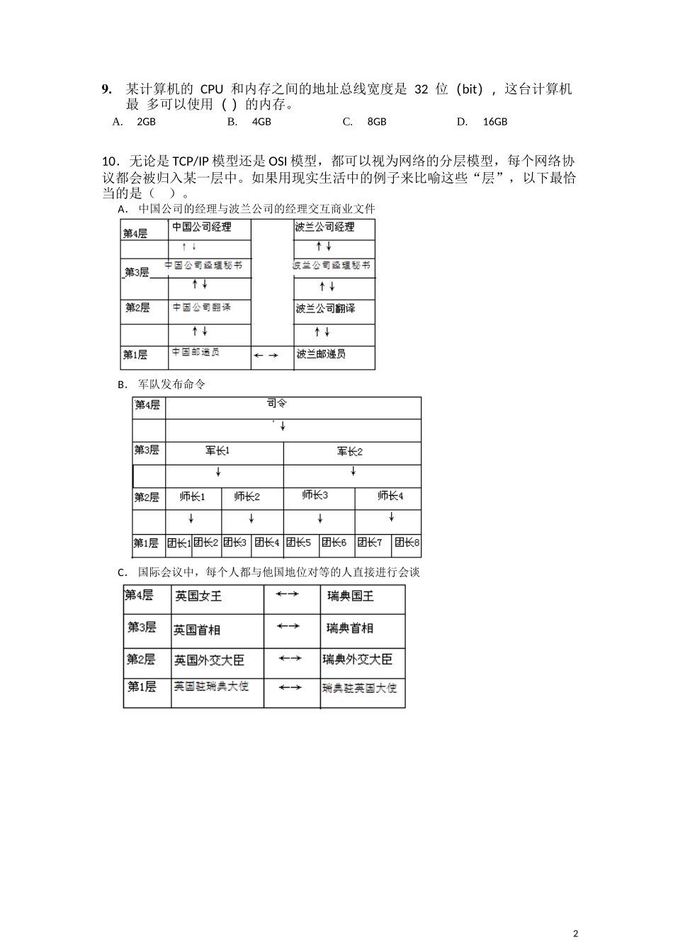 NOIP2017提高组初赛模拟题_第2页