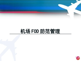 机场FOD防范管理