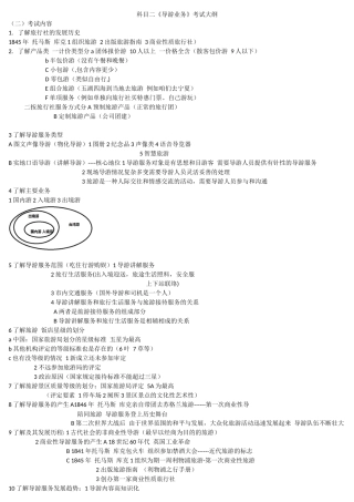 2018年导游业务考试重点