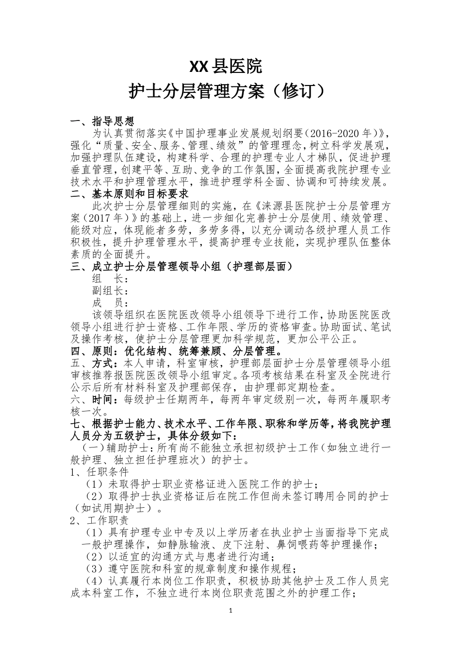 护士分层方案(修订)2017.12_第1页