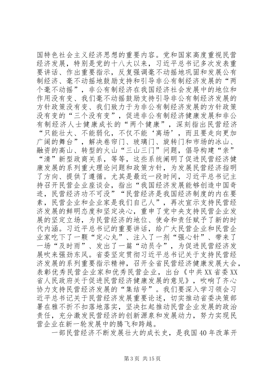 兰开驰同志在全市民营经济健康发展大会上的讲话_第3页