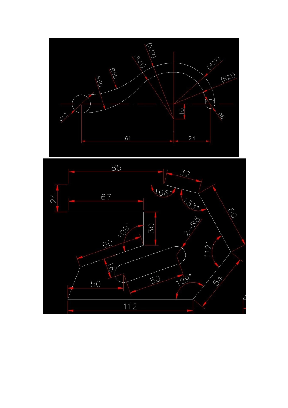 cad练习图(全套)_第2页