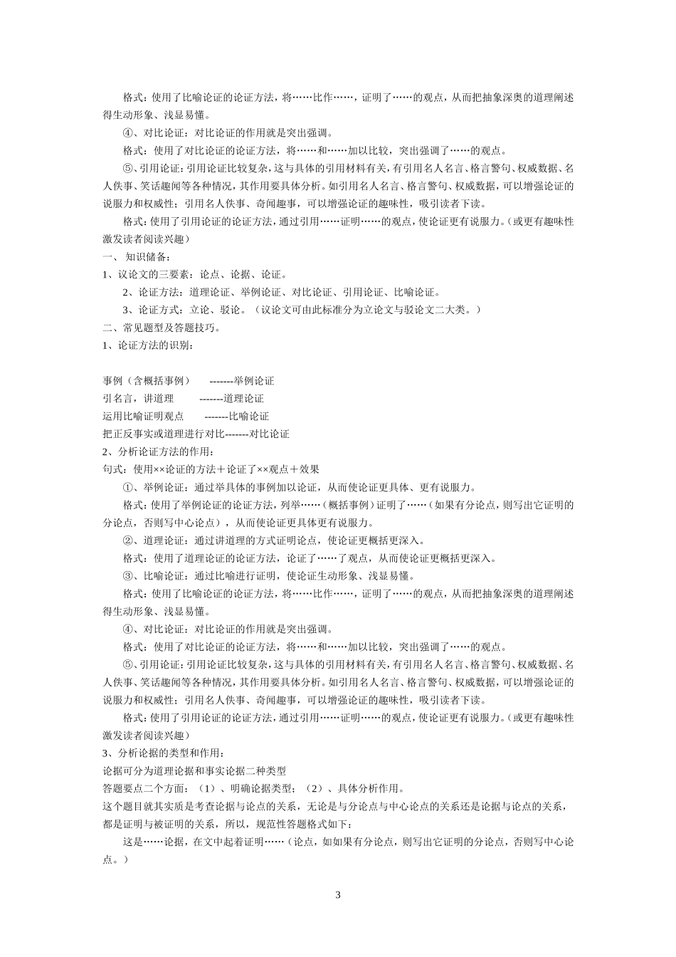 议论文常见的四种论证方法_第3页