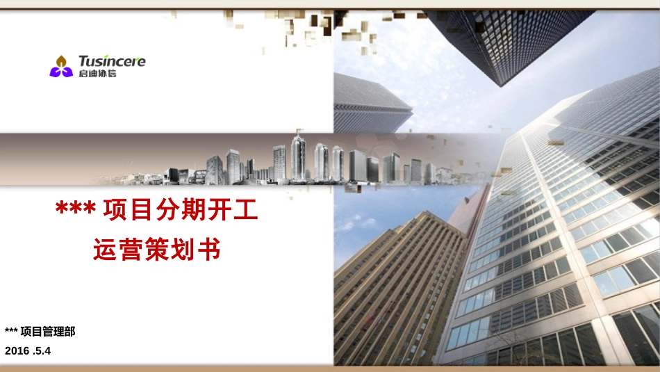 开工策划书模板_第1页