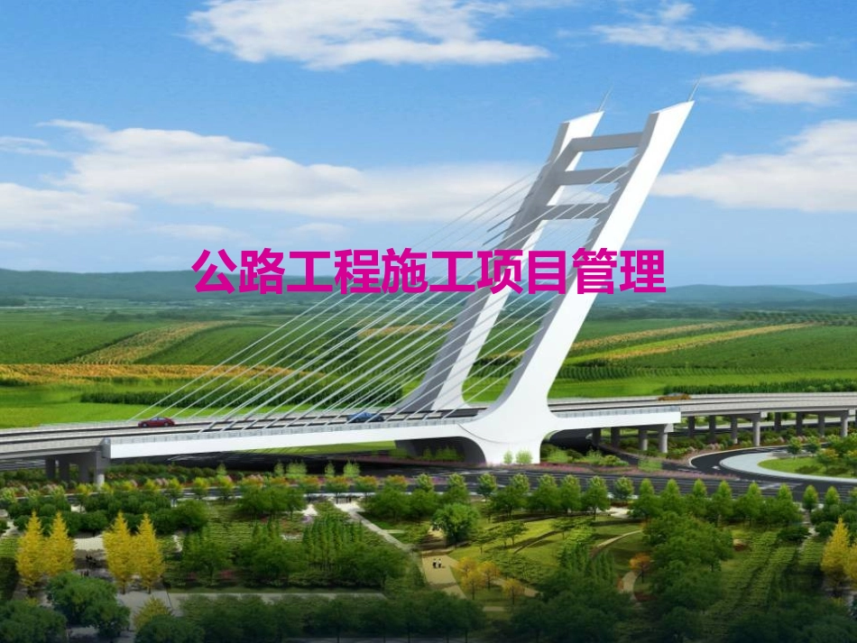 公路工程施工项目管理1_第1页