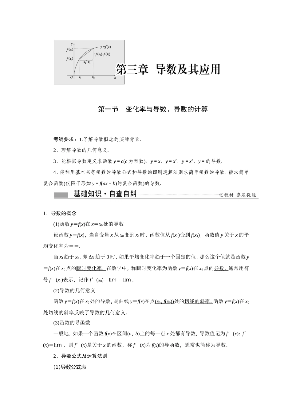 导数及其应用_第1页