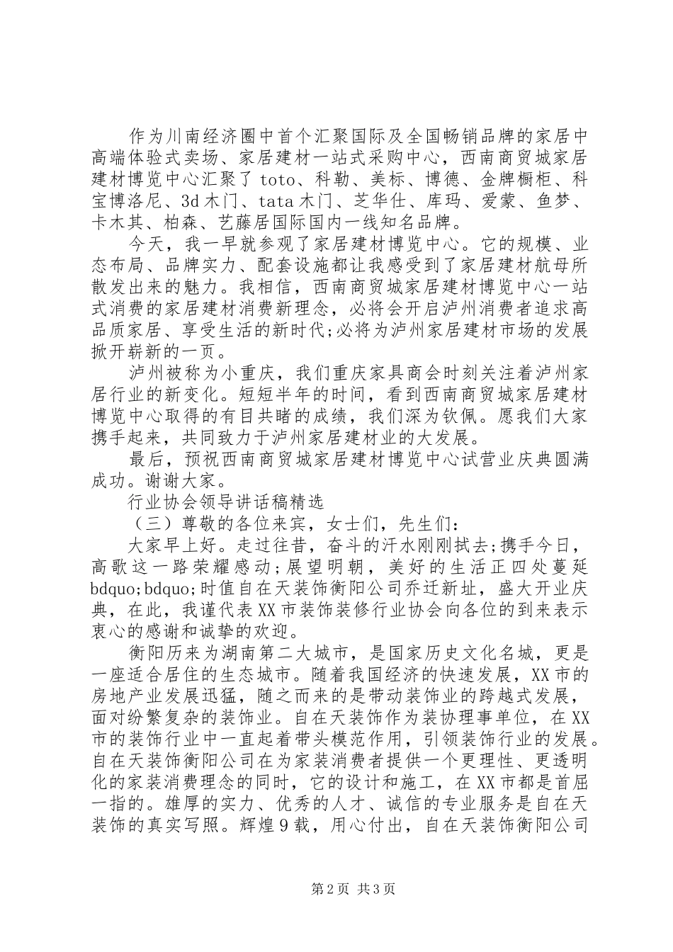 行业协会领导讲话稿精选_第2页