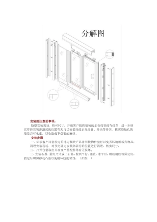 三移门安装说明 (2)