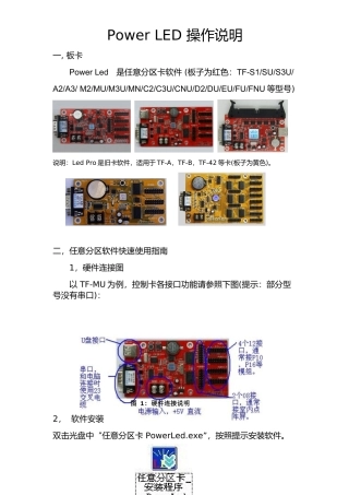 PowerLED操作说明