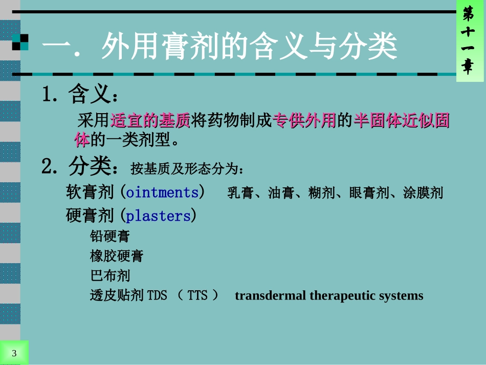 医院常见药物介绍——第11章_外用膏剂_第3页