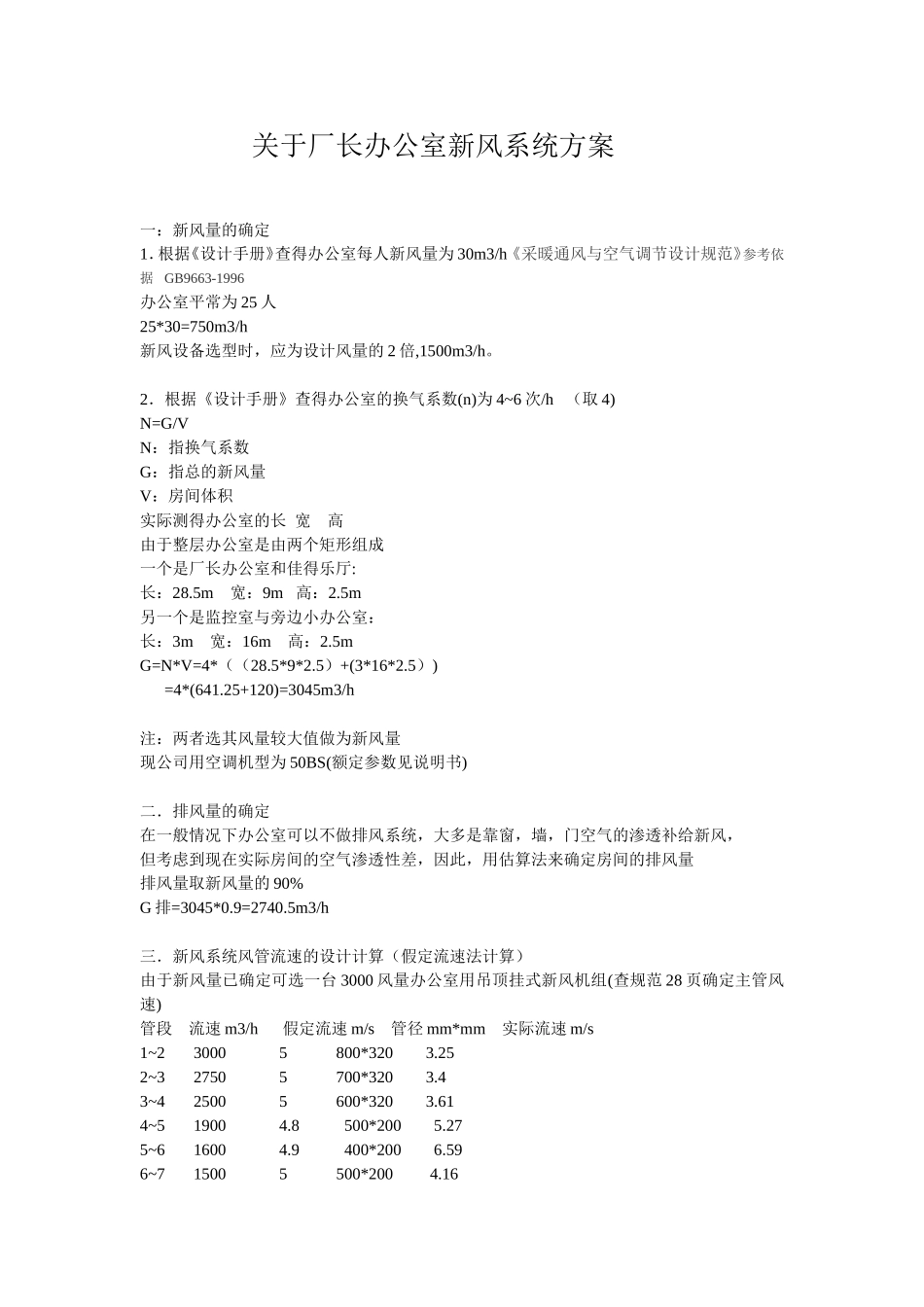 厂长办公室新风系统方案_第1页