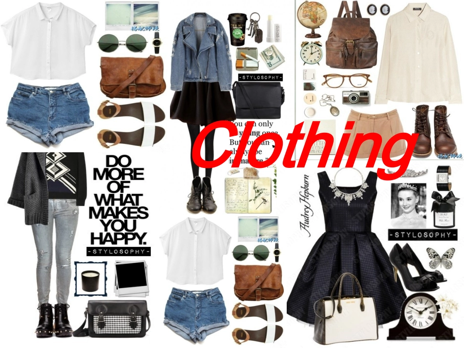 各类服饰的英文表达_第1页