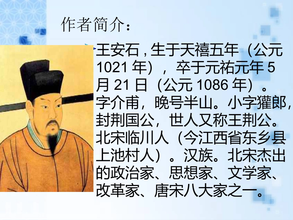 《书湖阴先生壁》ppt_第3页