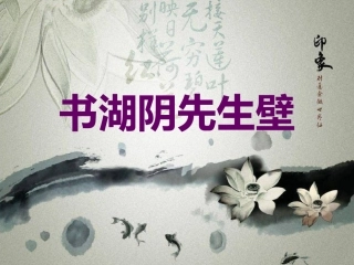 《书湖阴先生壁》ppt