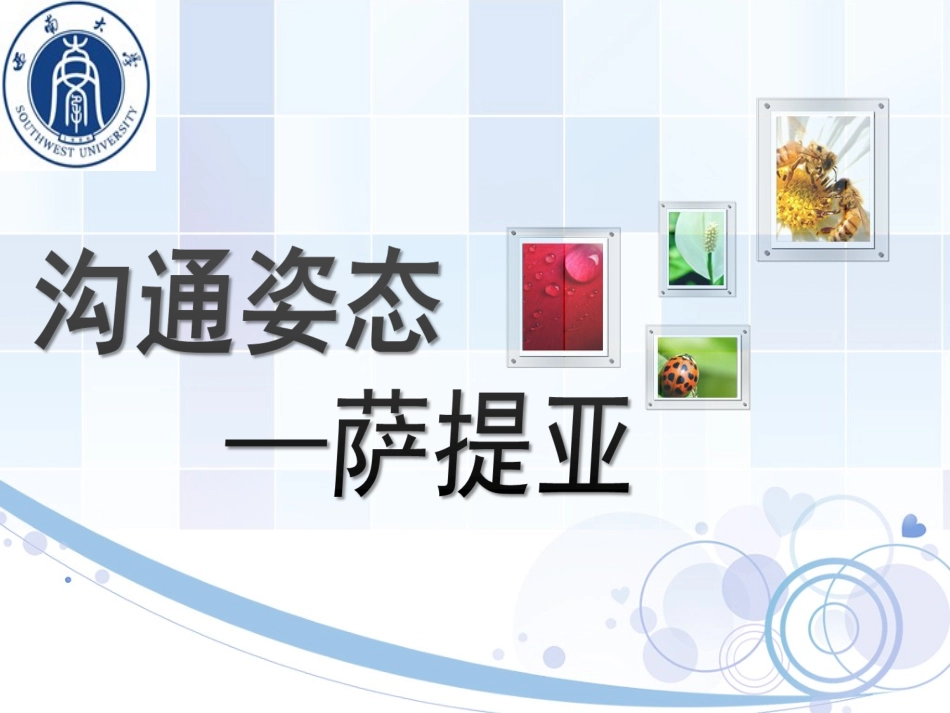 萨提亚沟通姿态,图文并茂,值得拥有wps_第1页