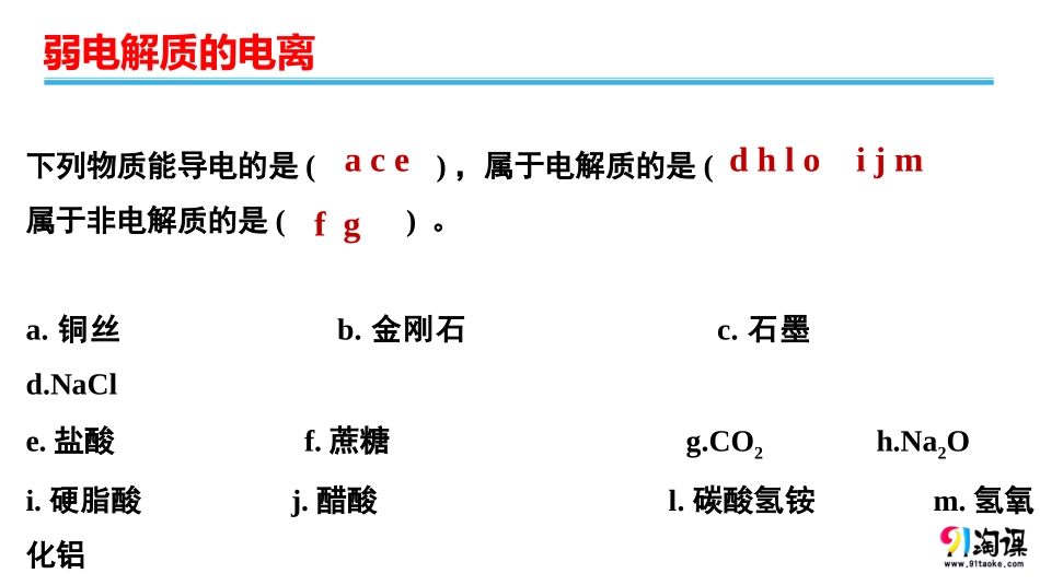 3.1  弱电解质的电离_第2页