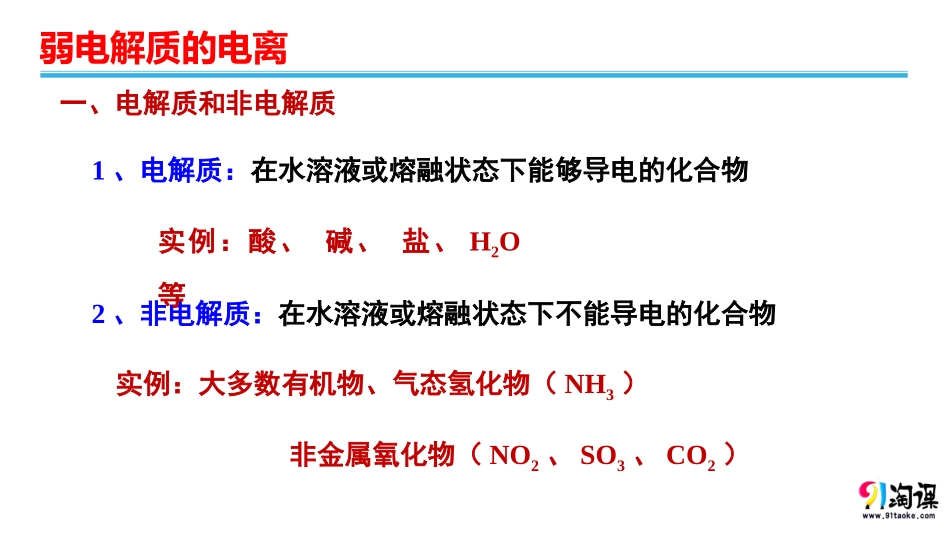 3.1  弱电解质的电离_第3页
