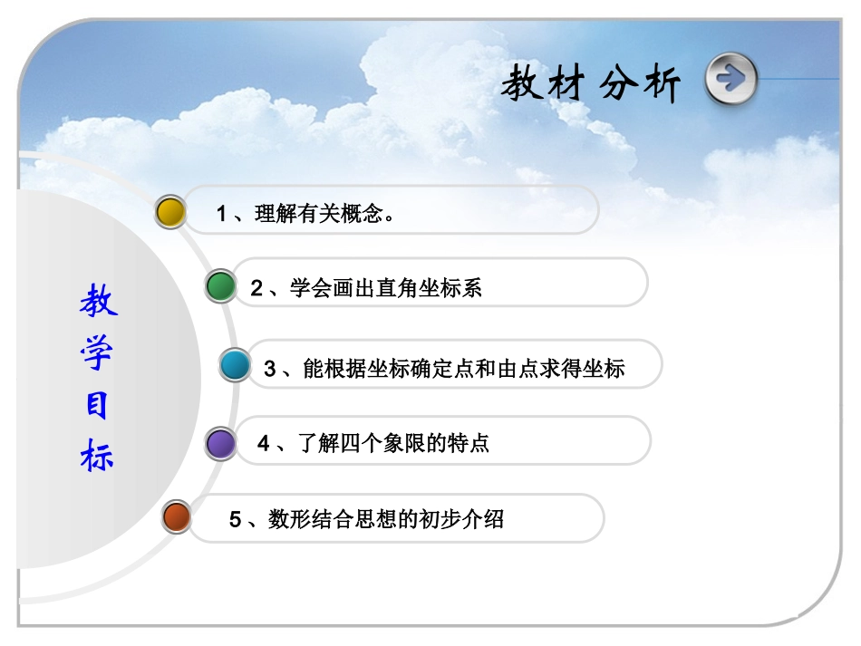 平面直角坐标系说课稿_第3页