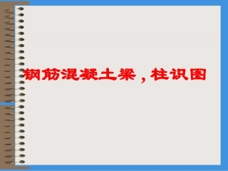 梁 板 柱 结构识图