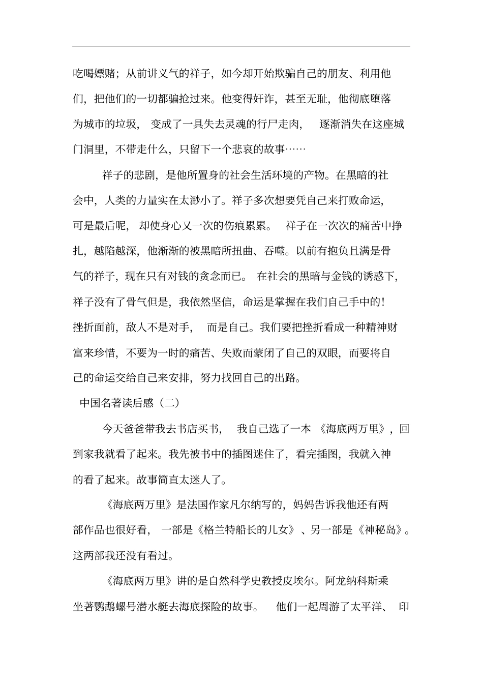 中国名著读后感_第2页