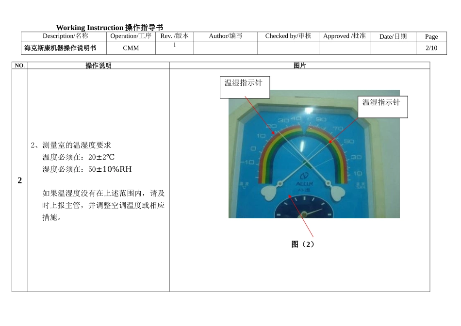 海克斯康机器操作说明书_第2页