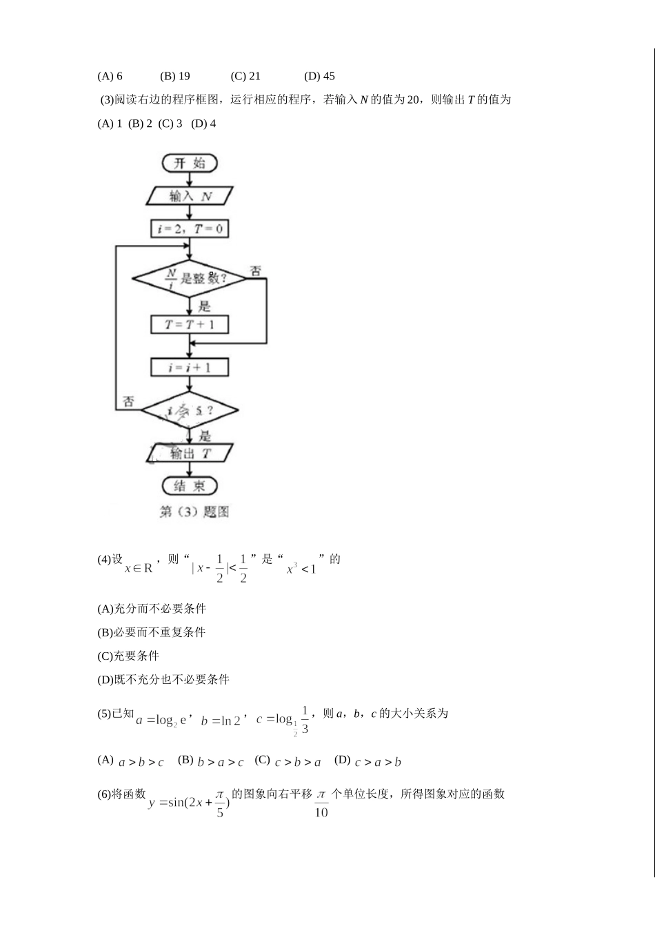 2018高考天津理科数学带答案_第2页
