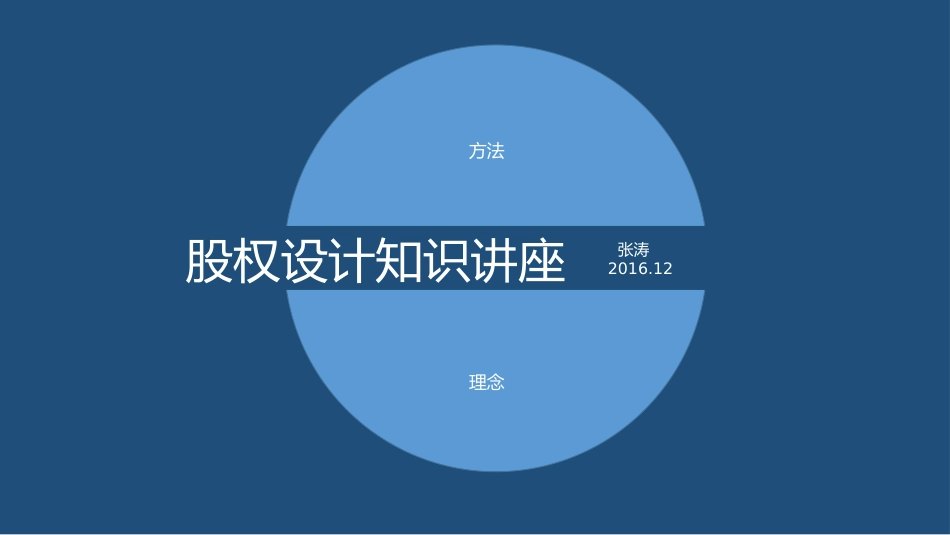 股权设计培训_第1页