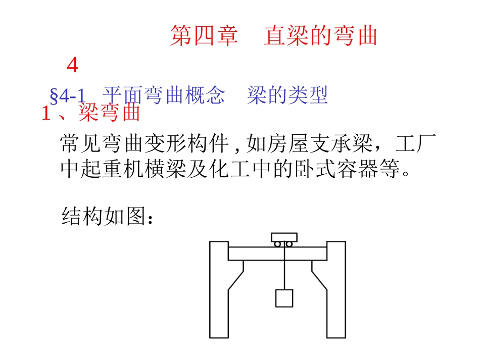 第四章-直梁的弯曲4_第1页
