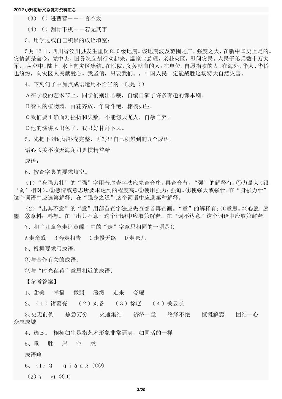 小升初语文总复习资料汇总_第3页