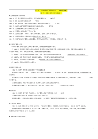中国广播电视史教程复习指引汇总