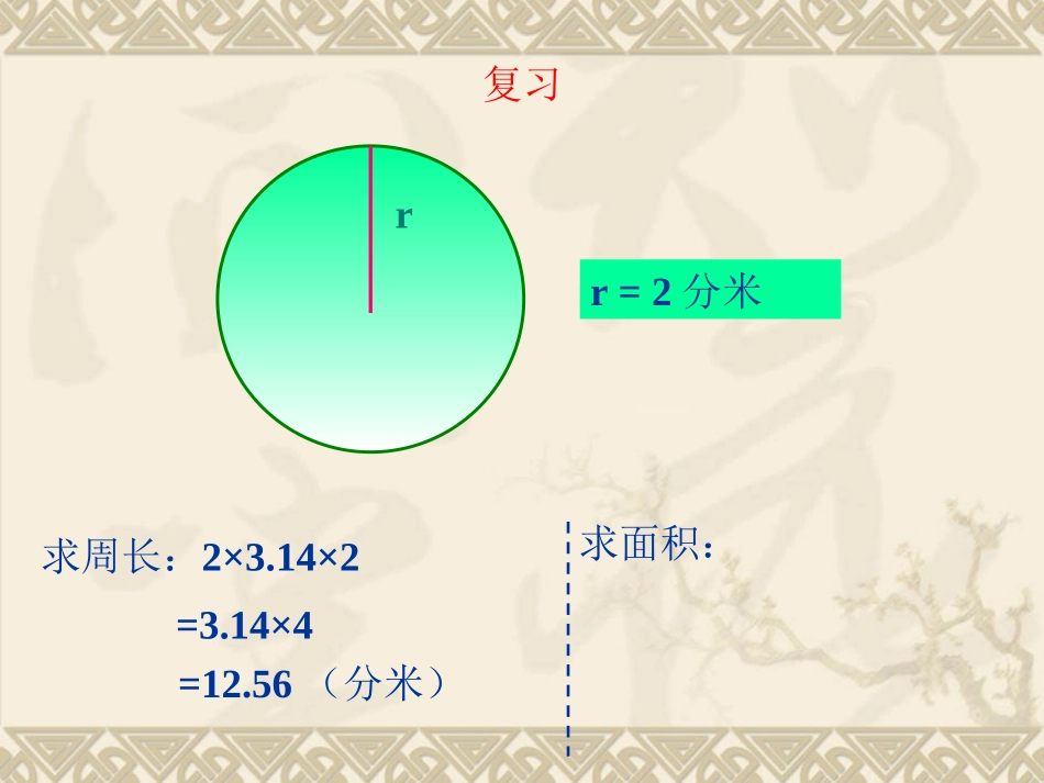《圆的面积》课件_第3页