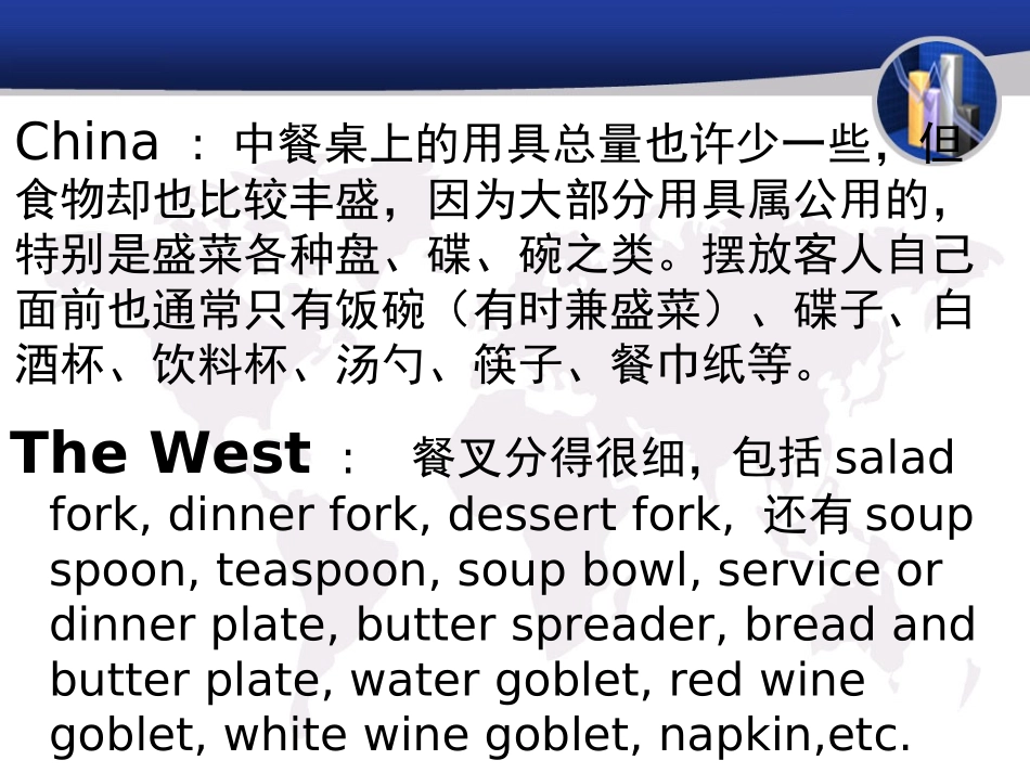 中西饮食差异英文对比_第3页