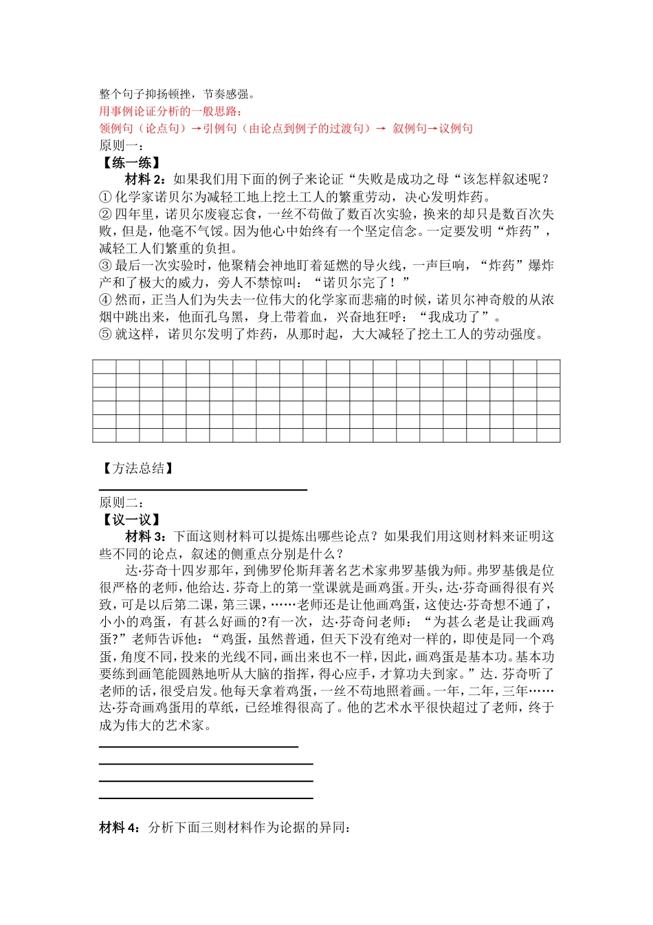 高中议论文写作周训练(3)_第3页