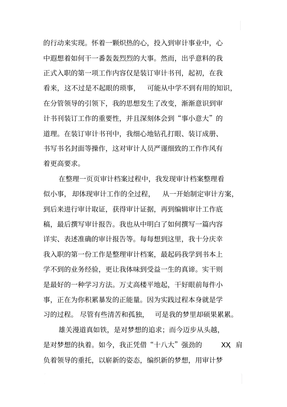 中国梦审计梦征文演讲材料_第3页