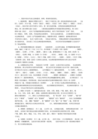 中国法制史作业--删减版