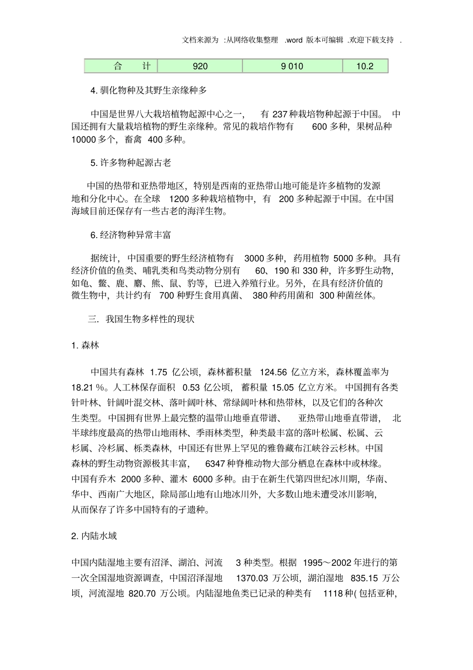 中国环境问题之生物多样性破坏问题_第2页