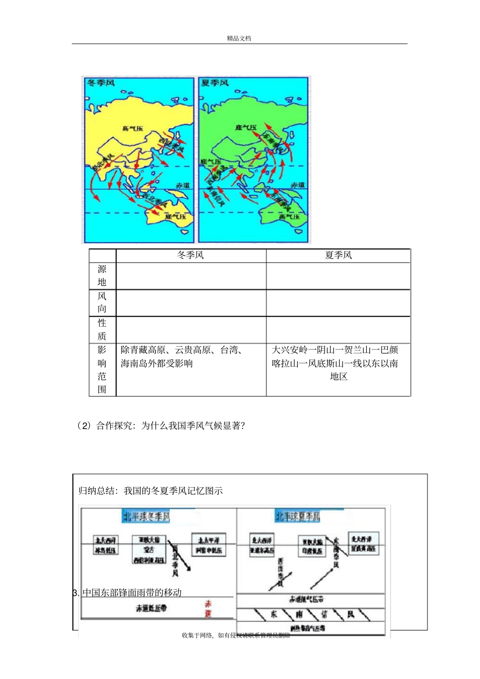 中国的气候复习学案资料_第3页