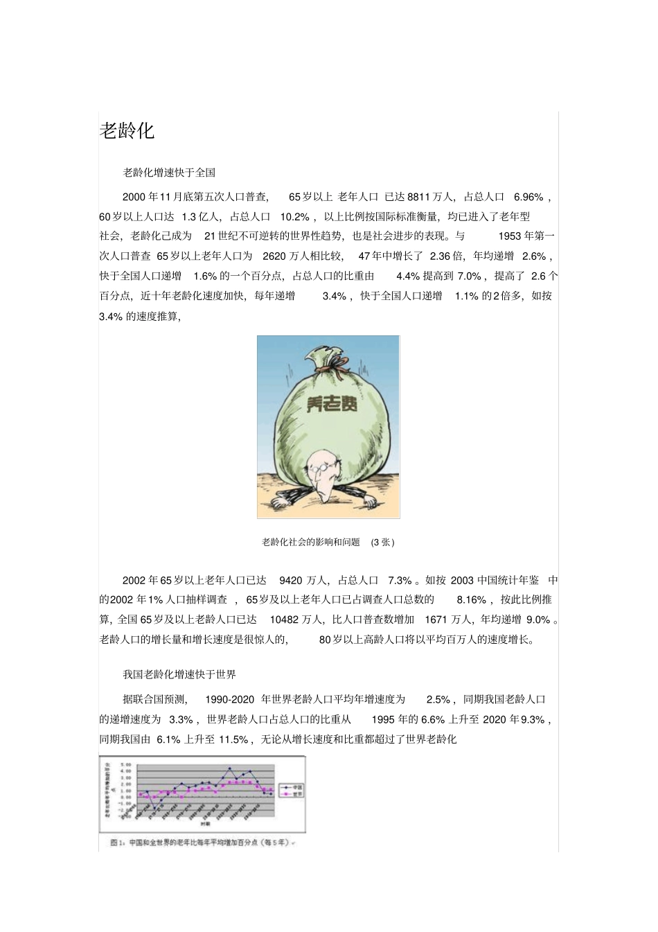 中国的老龄化问题_第1页