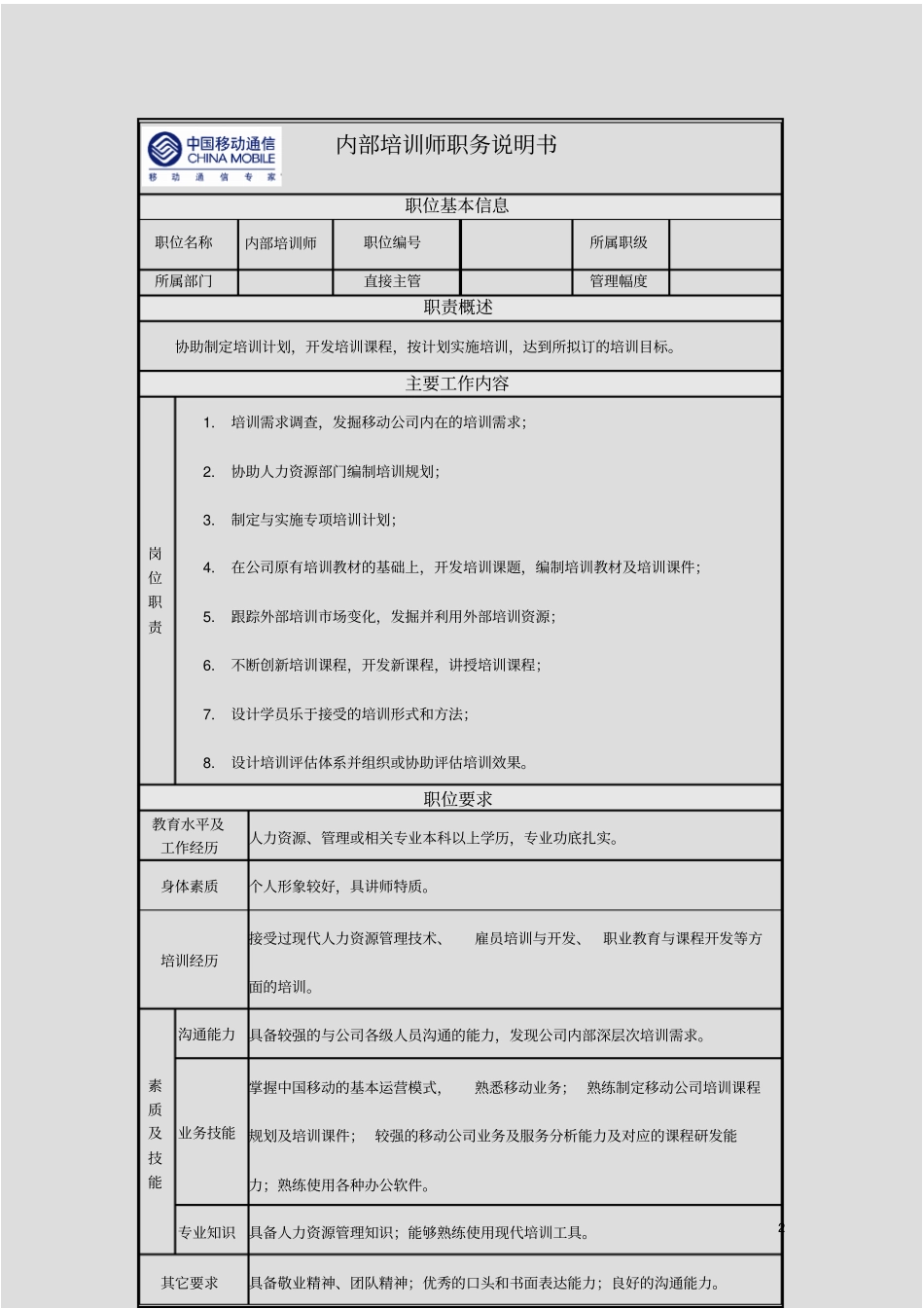中国移动-内部培训师管理体系_第3页