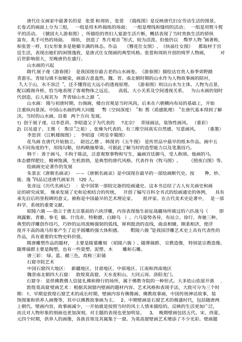 中国美术史笔记分析_第3页