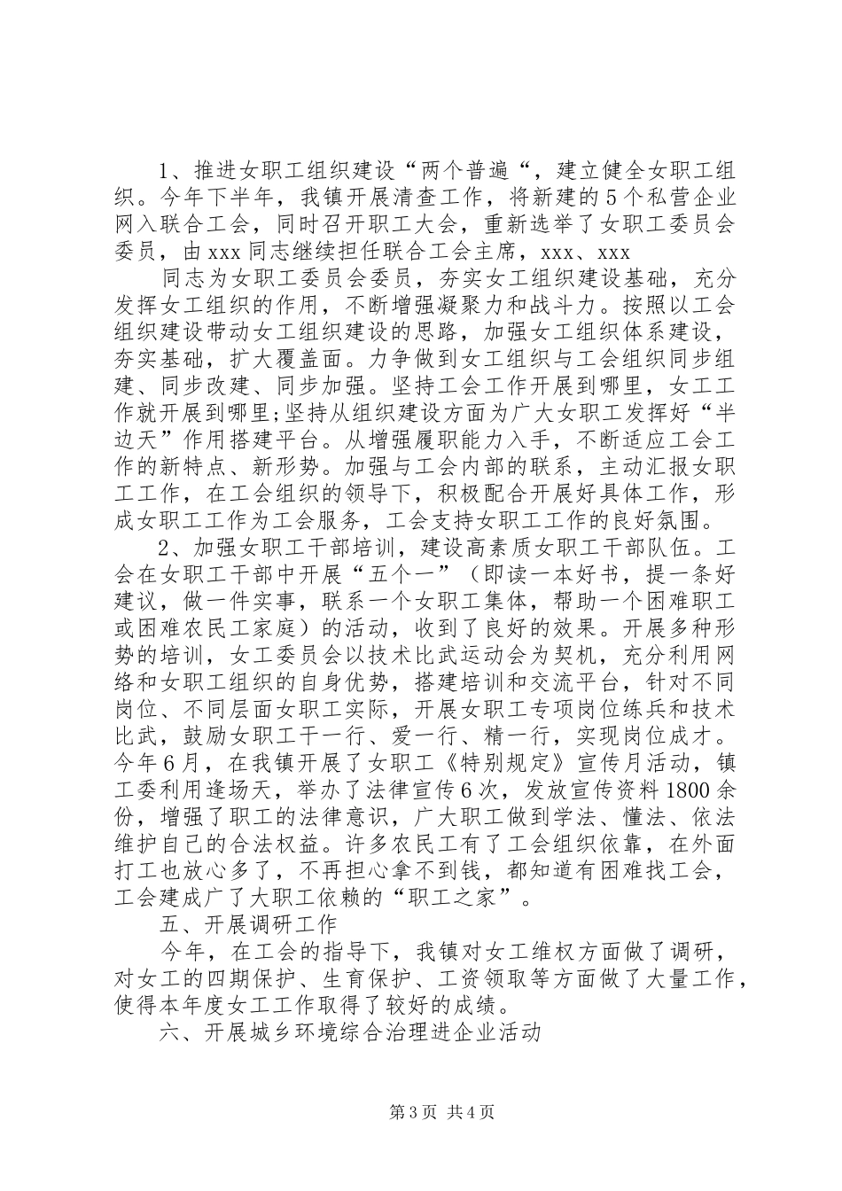 乡镇女工委工作计划_第3页