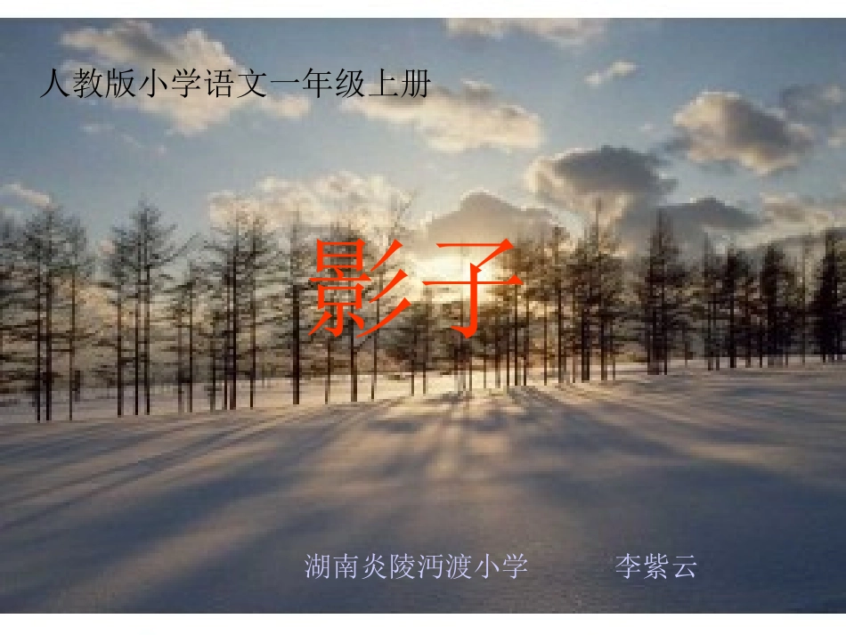 《影子》课件7_第1页