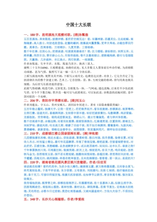 中国十大长联