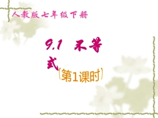 不等式第课时张晓波