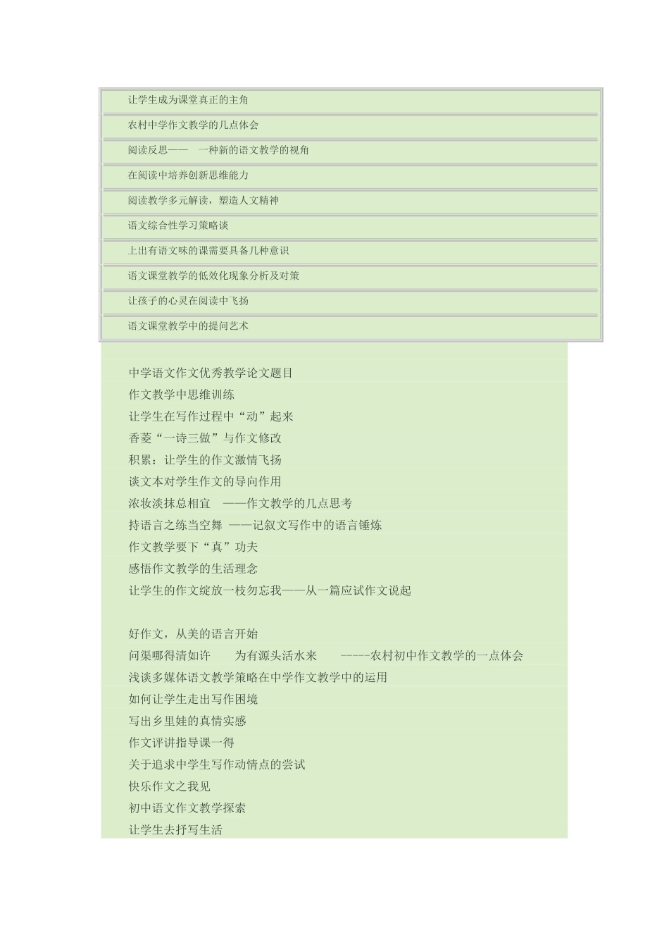 中学语文优秀教学论文题目-副本_第3页