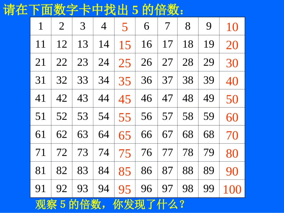 五年级数学2、5的倍数的特征_第3页